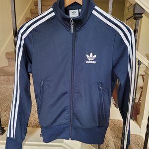 Youth Small, Adidas Jacket. Navy Blue
